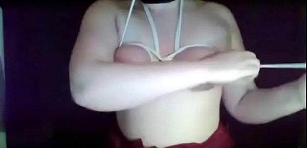  selfbondage tits meine titten selbst abgebunden